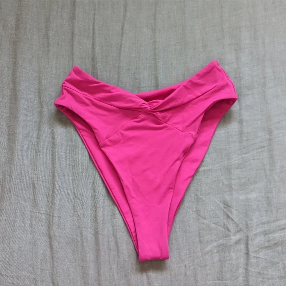 L Space Bikini Bottoms Pink xs